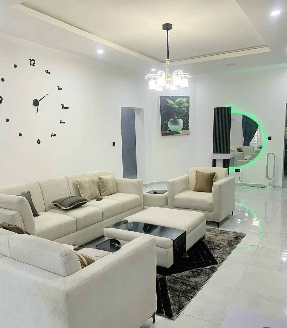 Modern apartment living room